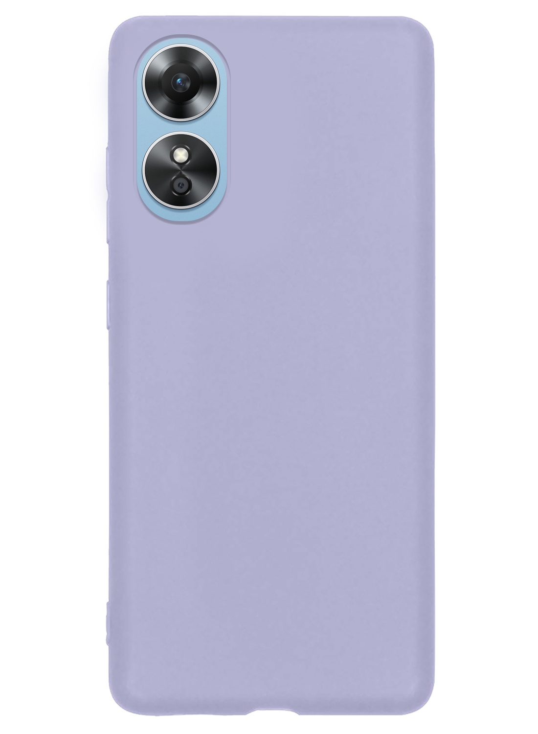 Nomfy Hoesje Geschikt voor OPPO A17 Hoesje Siliconen Cover Case - Hoes Geschikt voor OPPO A17 Hoes Back Case - Lila
