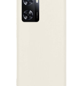 Nomfy Nomfy OPPO A57 Hoesje Siliconen - Wit