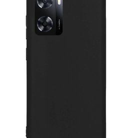 Nomfy Nomfy OPPO A57 Hoesje Siliconen - Zwart