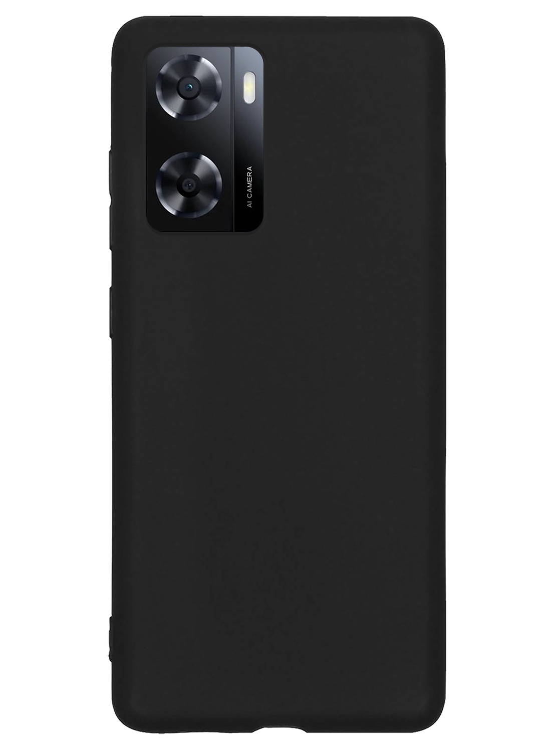 Nomfy Hoesje Geschikt voor OPPO A57 Hoesje Siliconen Cover Case - Hoes Geschikt voor OPPO A57 Hoes Back Case - Zwart