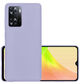NoXx NoXx OPPO A57 Hoesje Siliconen - Lila