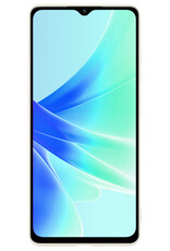 BASEY. Hoes Geschikt voor OPPO A17 Hoesje Siliconen Back Cover Case Met 2x Screenprotector - Hoesje Geschikt voor OPPO A17 Hoes Cover Hoesje - Wit