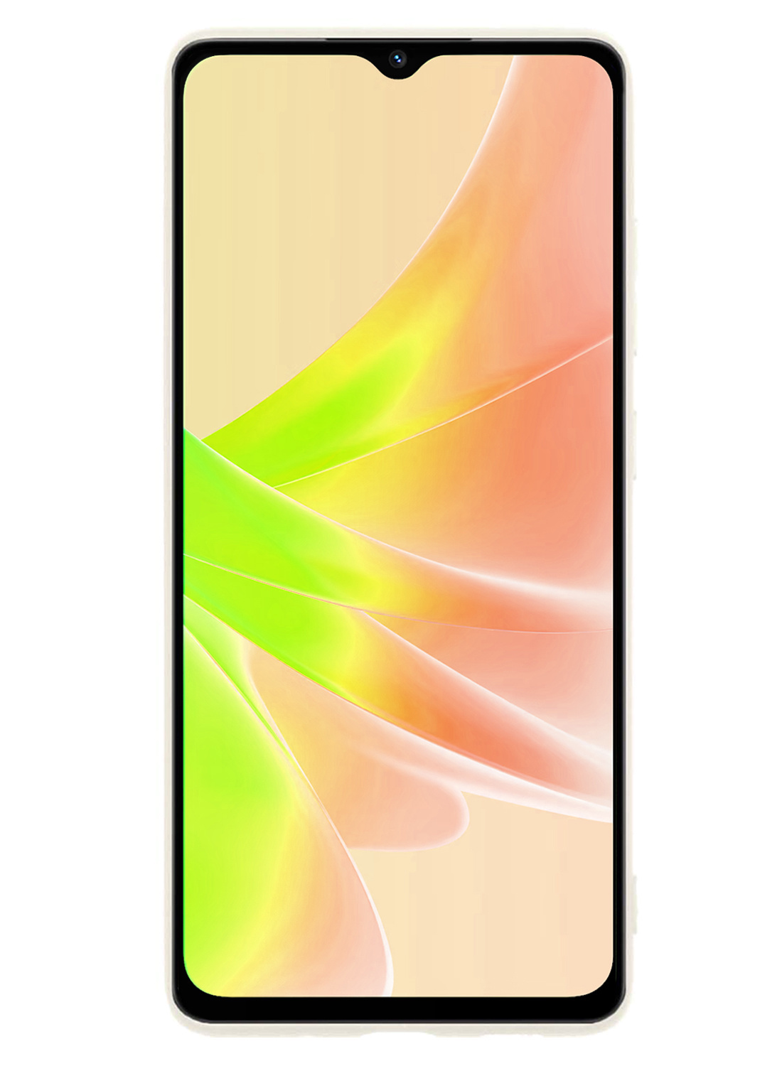 NoXx Hoes Geschikt voor OPPO A17 Hoesje Cover Siliconen Back Case Hoes Met 2x Screenprotector - Wit