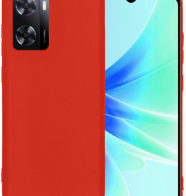 BASEY. BASEY. OPPO A57s Hoesje Siliconen - Rood