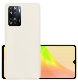 NoXx NoXx OPPO A57s Hoesje Siliconen - Wit
