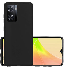 NoXx NoXx OPPO A57s Hoesje Siliconen - Zwart