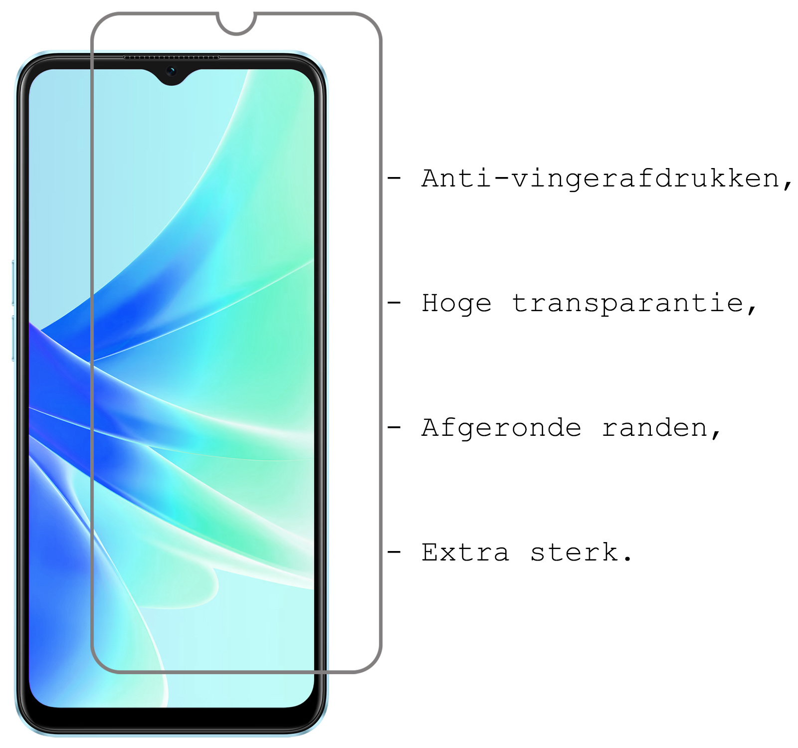 BASEY. Hoes Geschikt voor OPPO A57 Hoesje Siliconen Back Cover Case Met 2x Screenprotector - Hoesje Geschikt voor OPPO A57 Hoes Cover Hoesje - Geel