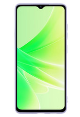 Nomfy Hoesje Geschikt voor OPPO A57s Hoesje Siliconen Cover Case - Hoes Geschikt voor OPPO A57s Hoes Back Case - 2-PACK - Lila
