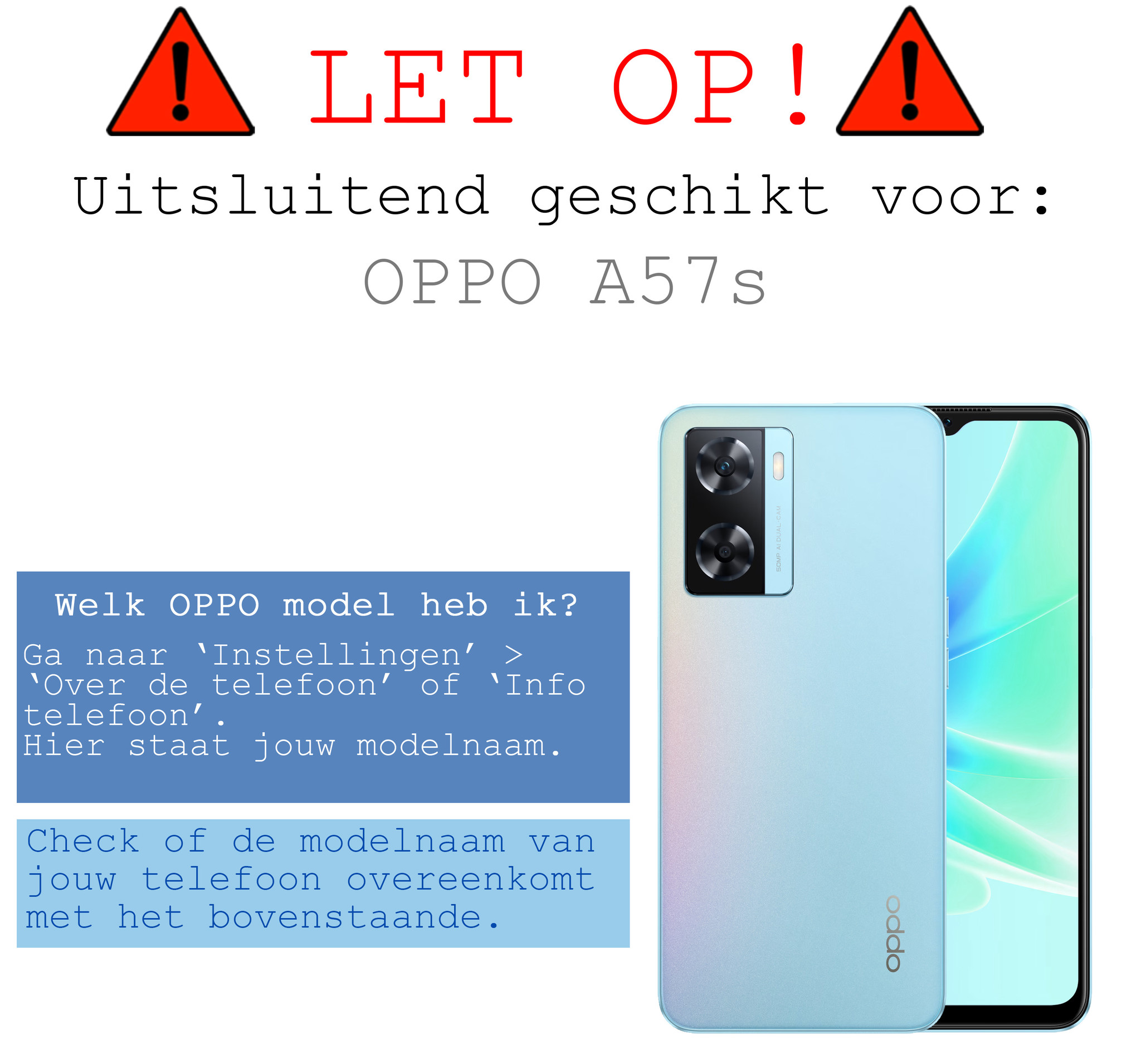 BASEY. Hoes Geschikt voor OPPO A57s Hoesje Siliconen Back Cover Case - Hoesje Geschikt voor OPPO A57s Hoes Cover Hoesje - Rood - 2 Stuks