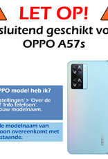 Nomfy Hoesje Geschikt voor OPPO A57s Hoesje Siliconen Cover Case Met 2x Screenprotector - Hoes Geschikt voor OPPO A57s Hoes Back Case - Groen