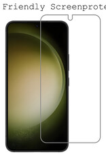 BASEY. Samsung Galaxy S23 Screenprotector Tempered Glass - Samsung Galaxy S23 Beschermglas Screen Protector Glas