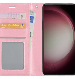 NoXx NoXx Samsung Galaxy S23 Hoesje Bookcase - Lichtroze