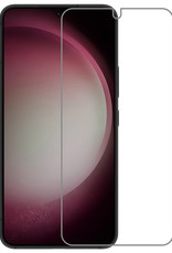 NoXx Screenprotector Geschikt voor Samsung S23 Screenprotector Tempered Glass Gehard Glas Beschermglas