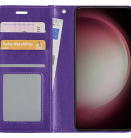 NoXx NoXx Samsung Galaxy S23 Hoesje Bookcase - Paars