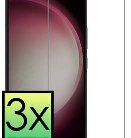 NoXx NoXx Samsung Galaxy S23 Screenprotector Glas - 3 PACK