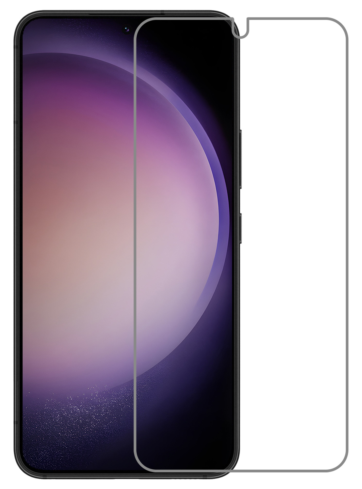 Nomfy Screenprotector Geschikt voor Samsung S23 Screenprotector Bescherm Glas Tempered Glass - Screenprotector Geschikt voor Samsung Galaxy S23 Screen Protector