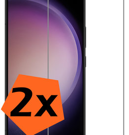 Nomfy Nomfy Samsung Galaxy S23 Screenprotector Glas - 2 PACK