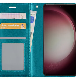 NoXx NoXx Samsung Galaxy S23 Hoesje Bookcase - Turquoise