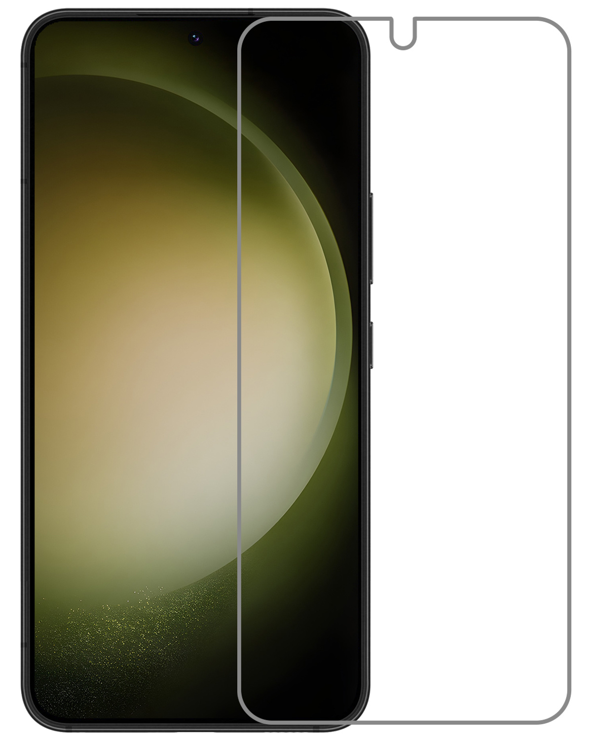 Samsung Galaxy S23 Plus Screenprotector Tempered Glass - Samsung Galaxy S23 Plus Beschermglas Screen Protector Glas
