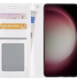 NoXx NoXx Samsung Galaxy S23 Hoesje Bookcase - Wit