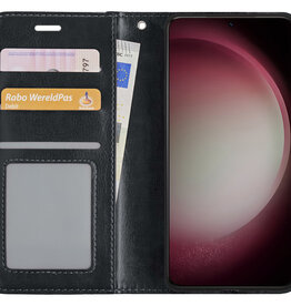 NoXx NoXx Samsung Galaxy S23 Hoesje Bookcase - Zwart