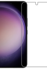 Nomfy Screenprotector Geschikt voor Samsung S23 Plus Screenprotector Bescherm Glas Tempered Glass - Screenprotector Geschikt voor Samsung Galaxy S23 Plus Screen Protector