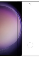 Nomfy Screenprotector Geschikt voor Samsung S23 Ultra Screenprotector Bescherm Glas - Screenprotector Geschikt voor Samsung Galaxy S23 Ultra Screen Protector Tempered Glass Full Screen Full Cover - 3 PACK