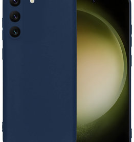 BASEY. BASEY. Samsung Galaxy S23 Hoesje Siliconen - Donkerblauw