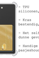 BASEY. Hoes Geschikt voor Samsung S23 Hoesje Shock Proof Case Hoes - Hoesje Geschikt voor Samsung Galaxy S23 Hoes Cover Shockproof - Transparant - 2 Stuks