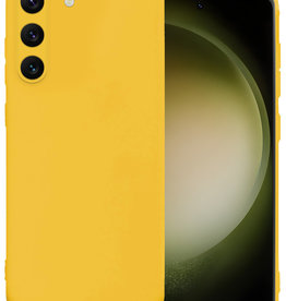 BASEY. BASEY. Samsung Galaxy S23 Hoesje Siliconen - Geel