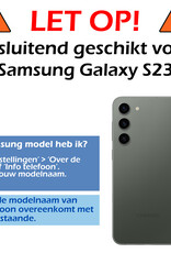 Nomfy Hoesje Geschikt voor Samsung S23 Hoesje Pasjeshouder Shockproof Pas Houder - Hoesje Geschikt voor Samsung Galaxy S23 Hoes Met Kaarthouder - Transparant