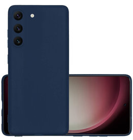 NoXx NoXx Samsung Galaxy S23 Hoesje Siliconen - Donkerblauw
