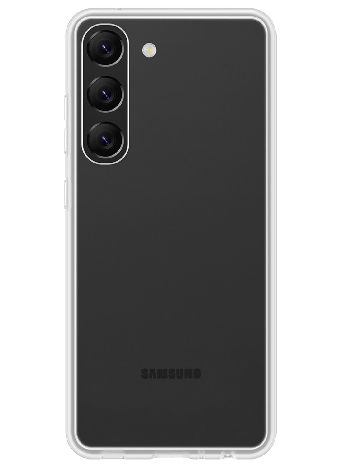 Nomfy Hoesje Geschikt voor Samsung S23 Hoesje Siliconen Cover Case - Hoes Geschikt voor Samsung Galaxy S23 Hoes Back Case - Transparant
