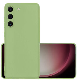 NoXx NoXx Samsung Galaxy S23 Hoesje Siliconen - Groen