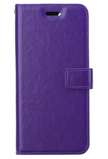 BASEY. Hoes Geschikt voor Samsung S23 Ultra Hoesje Bookcase Hoes Flip Case Book Cover - Hoesje Geschikt voor Samsung Galaxy S23 Ultra Hoes Book Case Hoesje - Paars