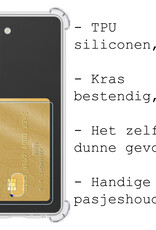 BASEY. Hoes Geschikt voor Samsung S23 Hoesje Shock Proof Case Hoes Met 2x Screenprotector - Hoesje Geschikt voor Samsung Galaxy S23 Hoes Cover Shockproof - Transparant