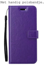 BASEY. Hoes Geschikt voor Samsung S23 Ultra Hoesje Bookcase Hoes Flip Case Book Cover - Hoesje Geschikt voor Samsung Galaxy S23 Ultra Hoes Book Case Hoesje - Paars
