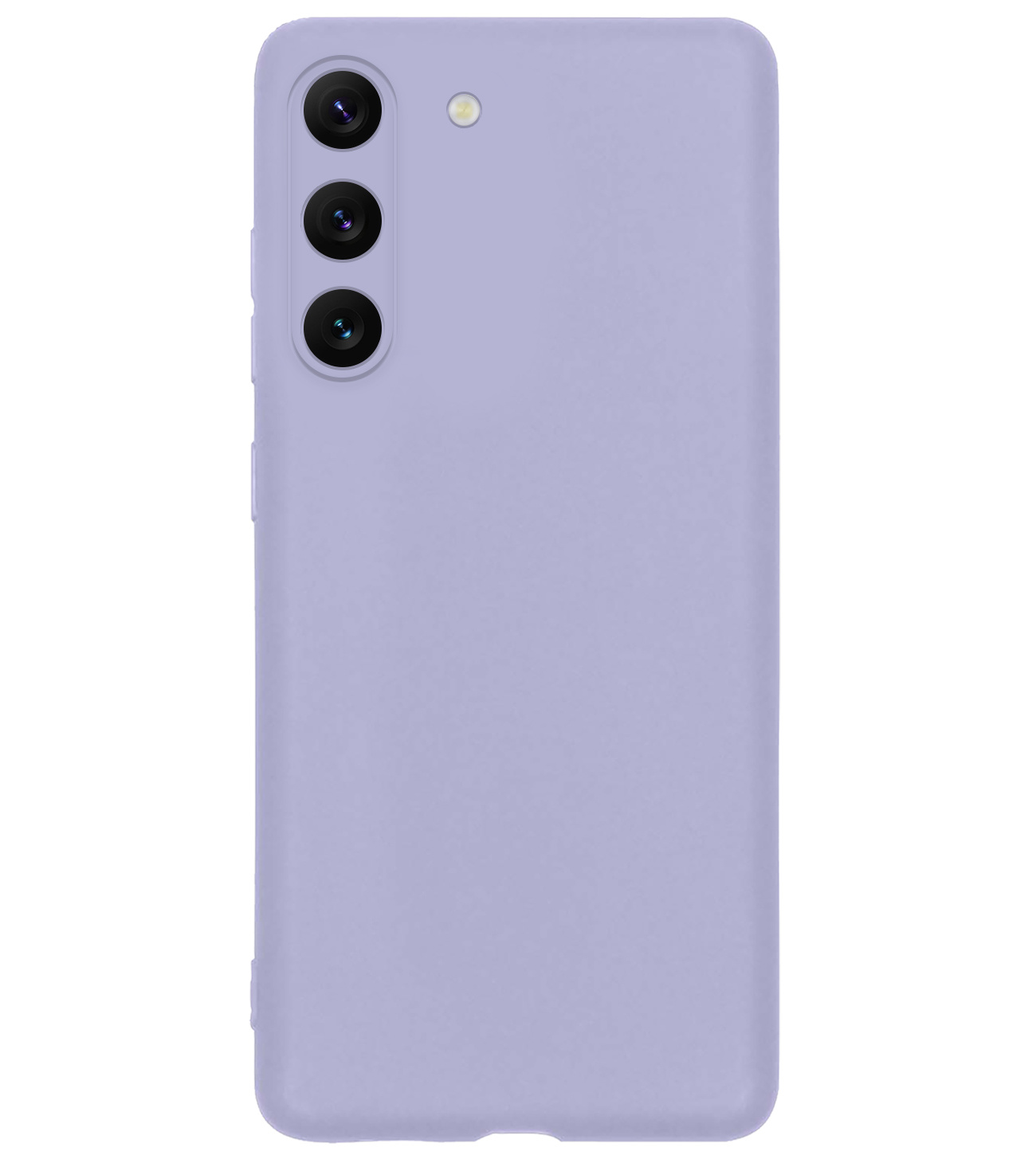 BASEY. Hoes Geschikt voor Samsung S23 Plus Hoesje Siliconen Back Cover Case - Hoesje Geschikt voor Samsung Galaxy S23 Plus Hoes Cover Hoesje - Lila
