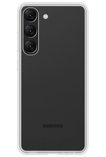BASEY. Hoes Geschikt voor Samsung S23 Plus Hoesje Siliconen Back Cover Case - Hoesje Geschikt voor Samsung Galaxy S23 Plus Hoes Cover Hoesje - Transparant - 2 Stuks