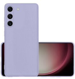 NoXx NoXx Samsung Galaxy S23 Plus Hoesje Siliconen - Lila