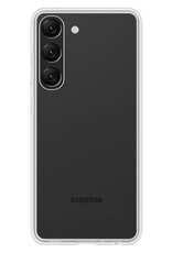 NoXx Hoes Geschikt voor Samsung S23 Plus Hoesje Cover Siliconen Back Case Hoes - Transparant