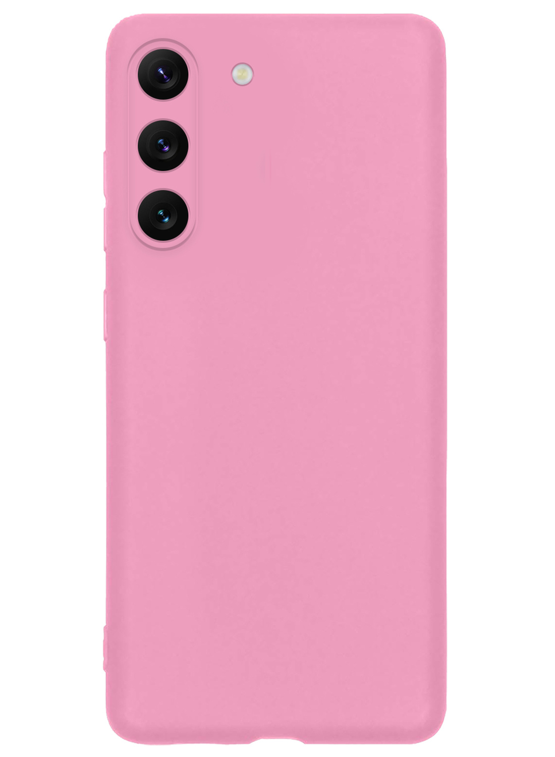 Nomfy Hoesje Geschikt voor Samsung S23 Plus Hoesje Siliconen Cover Case - Hoes Geschikt voor Samsung Galaxy S23 Plus Hoes Back Case - Lichtroze