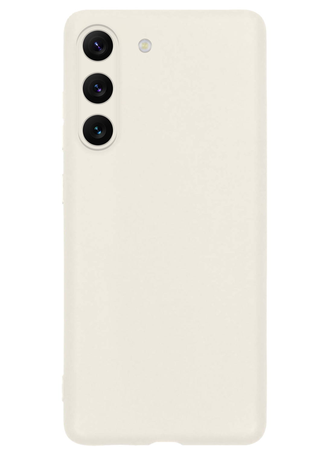 Nomfy Hoesje Geschikt voor Samsung S23 Plus Hoesje Siliconen Cover Case - Hoes Geschikt voor Samsung Galaxy S23 Plus Hoes Back Case - Wit
