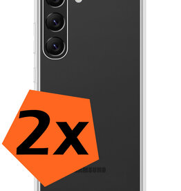 Nomfy Nomfy Samsung Galaxy S23 Plus Hoesje Siliconen - Transparant - 2 PACK