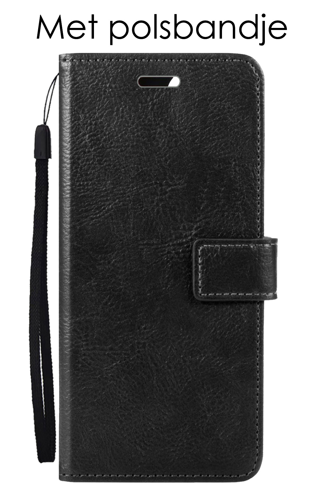 NoXx Hoes Geschikt voor Samsung S23 Ultra Hoesje Book Case Hoes Flip Cover Wallet Bookcase - Zwart