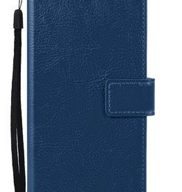 Nomfy Nomfy Samsung Galaxy S23 Ultra Hoesje Bookcase - Donkerblauw