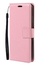 Nomfy Hoesje Geschikt voor Samsung S23 Ultra Hoes Bookcase Flipcase Book Cover - Hoes Geschikt voor Samsung Galaxy S23 Ultra Hoesje Book Case - Lichtroze