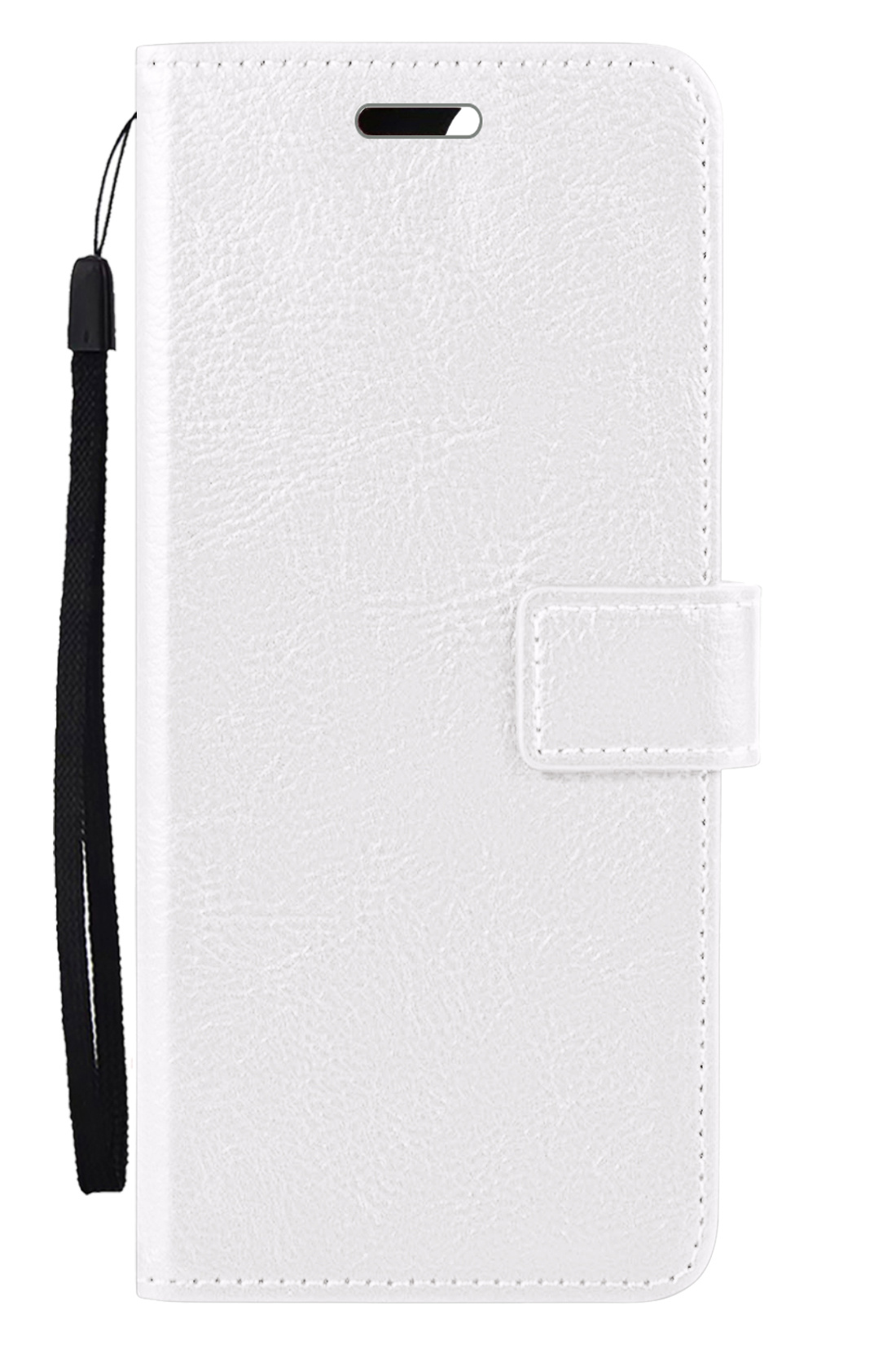 Nomfy Hoesje Geschikt voor Samsung S23 Ultra Hoes Bookcase Flipcase Book Cover - Hoes Geschikt voor Samsung Galaxy S23 Ultra Hoesje Book Case - Wit