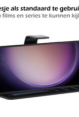 Nomfy Hoesje Geschikt voor Samsung S23 Ultra Hoes Bookcase Flipcase Book Cover - Hoes Geschikt voor Samsung Galaxy S23 Ultra Hoesje Book Case - Zwart