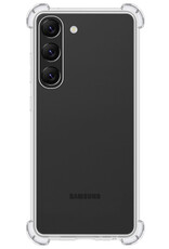 Nomfy Hoesje Geschikt voor Samsung S23 Plus Hoesje Shock Proof Cover Case Shockproof - Hoes Geschikt voor Samsung Galaxy S23 Plus Hoes Siliconen Back Case - Transparant